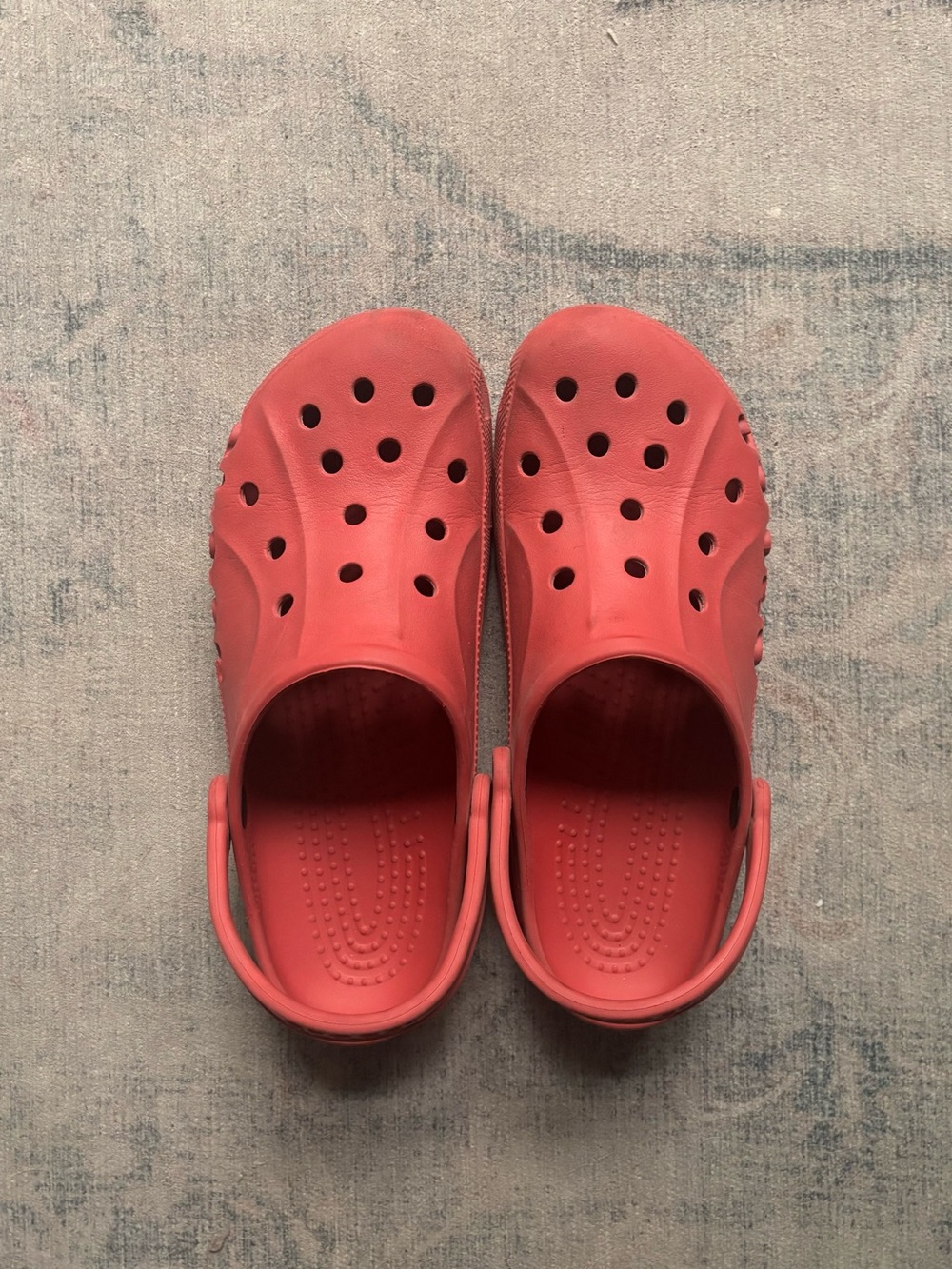 CROCS Baya - red Slip-On Clogs with Heel Strap